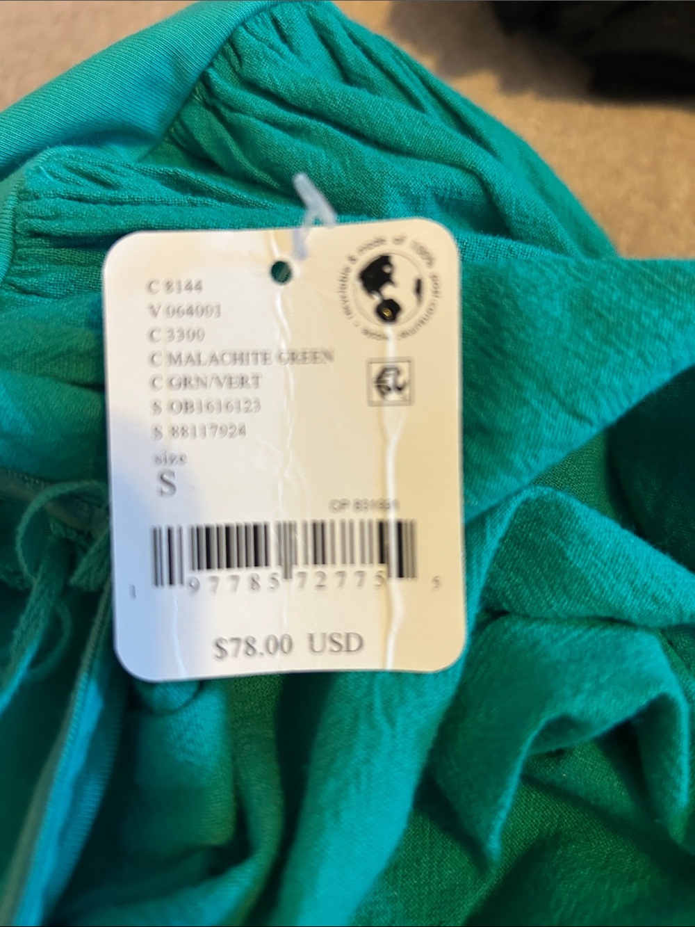 Free People Malachite Green dress